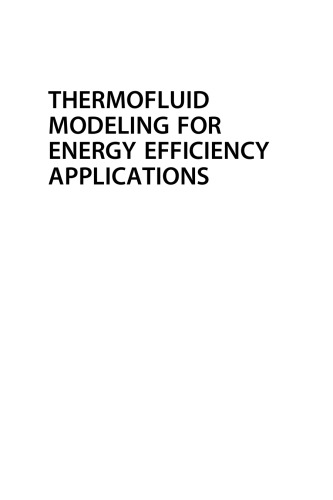 Thermofluid Modeling for Energy Efficiency Applications