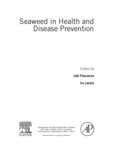 Seaweed in Health and Disease Prevention