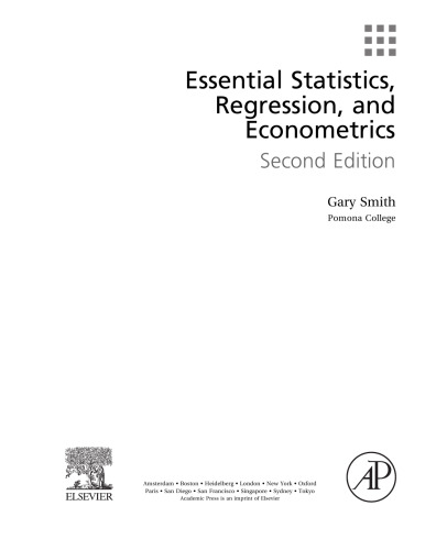 Essential Statistics, Regression, and Econometrics, Second Edition