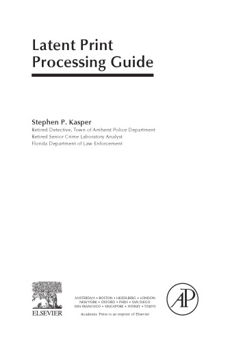 Latent Print Processing Guide