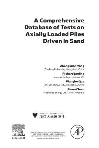 A Comprehensive Database of Tests on Axially Loaded Piles Driven in Sand
