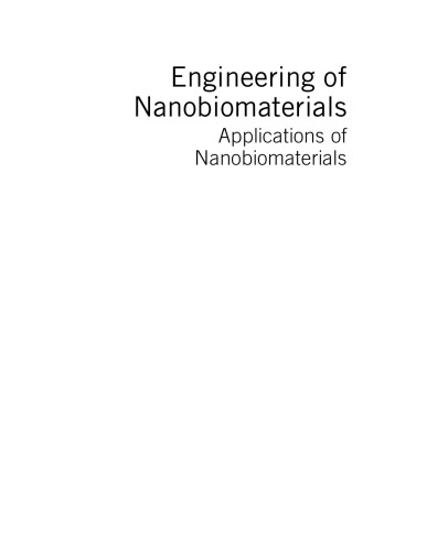Engineering of Nanobiomaterials. Applications of Nanobiomaterials Volume 2