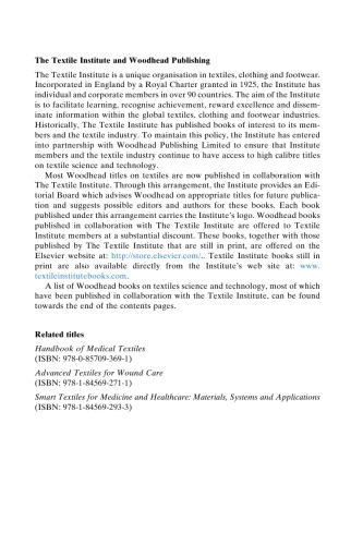 Advances in smart medical textiles : treatments and health monitoring