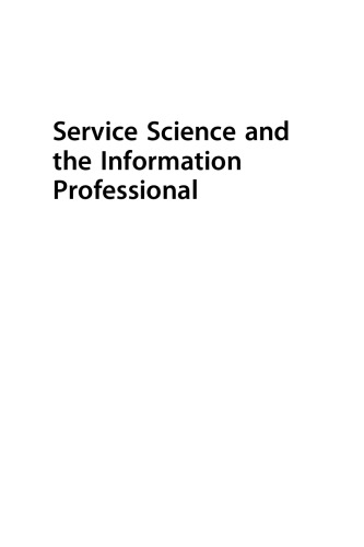 Service Science and the Information Professional