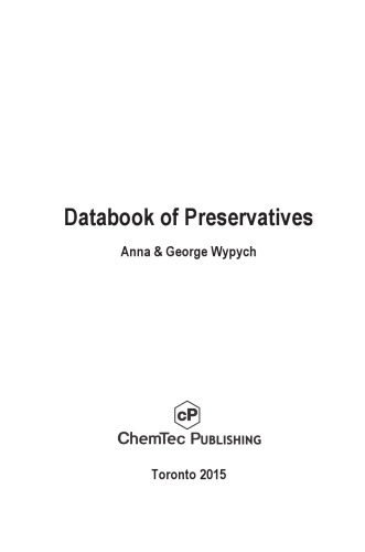 Databook of Preservatives