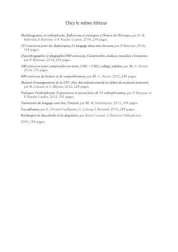 Les bégaiements : interprétations, diagnostics, thérapies : 160 exercices