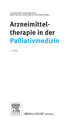 Arzneimitteltherapie in der Palliativmedizin