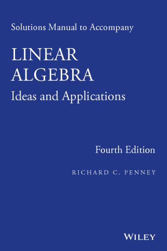 Linear algebra : ideas and applications