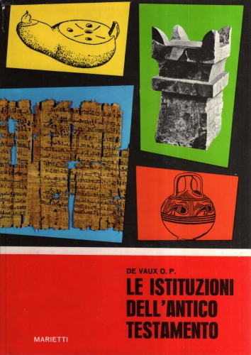 Le istituzioni dell’antico testamento