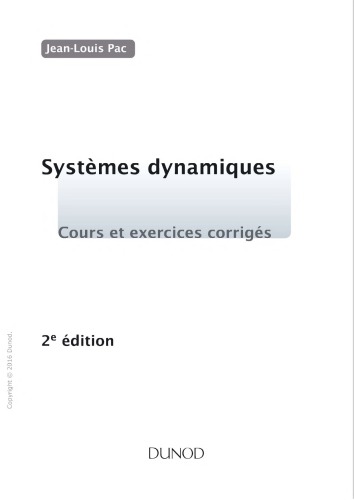 Systèmes dynamiques : cours et exercices corrigés