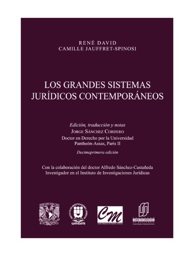 Los grandes sistemas jurídicos contemporáneos