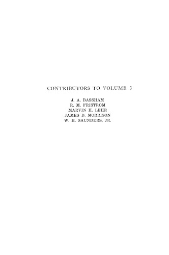 Survey of Progress in Chemistry: Volume 3