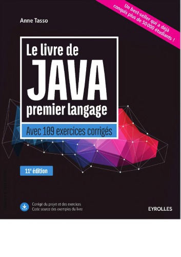 Le livre de Java premier langage : avec 109 exercices corrigés