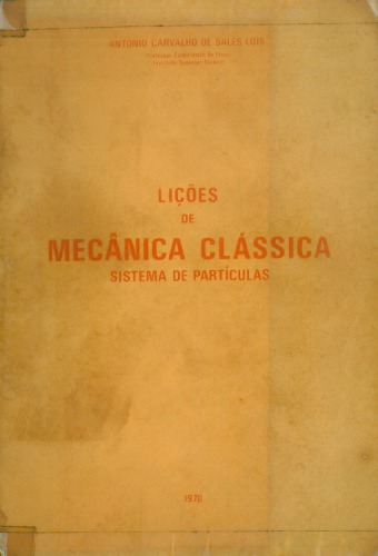 Licoes de Mecanica Classica - Sistemas de Particulas