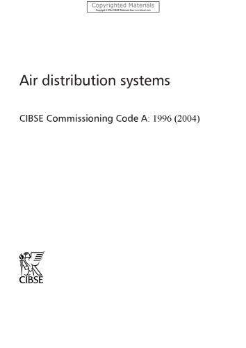 Commissioning Code A: Air Distribution Systems
