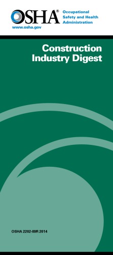 Construction industry digest. (OSHA 2202)