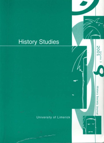 History Studies : University of Limerick History Society Journal