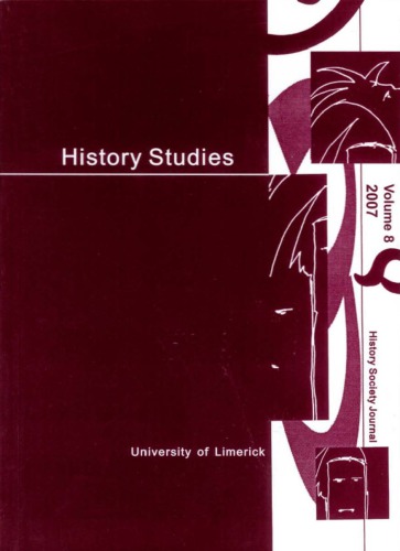 History Studies : University of Limerick History Society Journal