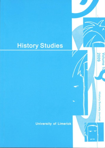 History Studies : University of Limerick History Society Journal