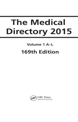 The Medical Directory 2015
