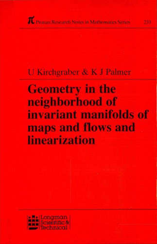 Geometry in the Neighbourhood of Invariant Manifold of Maps and Flows and Linearization