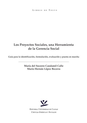 Los proyectos sociales, una herramienta de la gerencia social