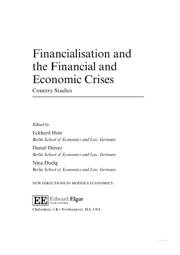 Financialisation and the Financial and Economic Crises: Country Studies