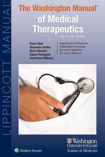 The Washington Manual of Medical Therapeutics