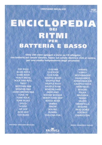 Enciclopedia Dei Ritmi Per Batteria E Basso