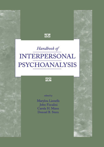 Handbook of Interpersonal Psychoanalysis