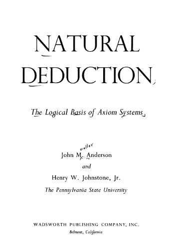Natural Deduction