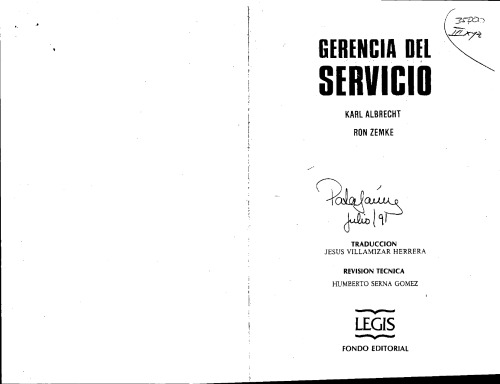 Gerencia del servicio