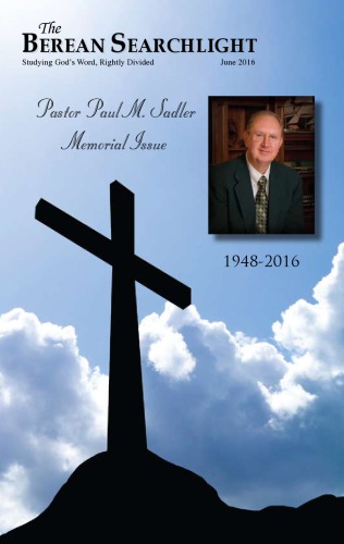 The Berean Searchlight (June 2016)