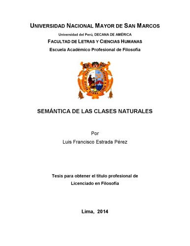Semántica de las clases naturales