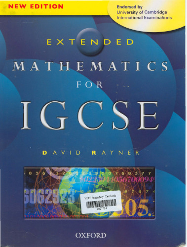 Extended Mathematics for IGCSE