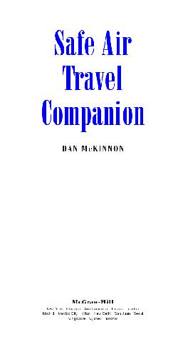 Safe air travel companion