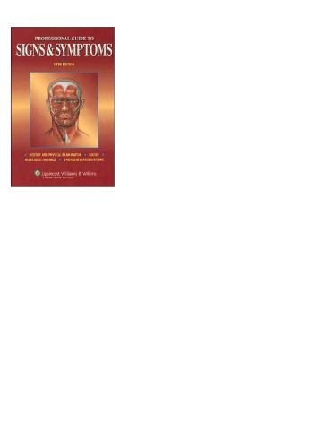 Professional Guide to Signs and Symptoms