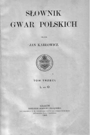 Słownik gwar polskich