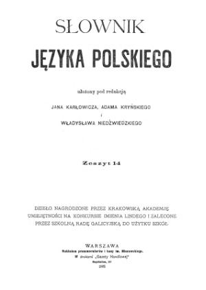 Słownik języka polskiego