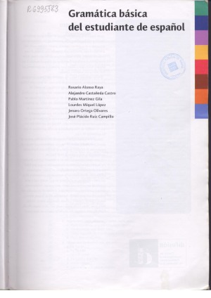 Gramática básica del estudiante de español
