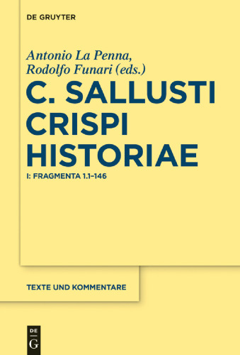 C. Sallusti Crispi Historiae I: Fragmenta 1.1-146