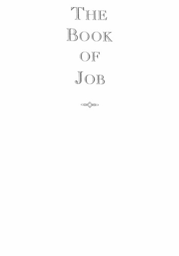 The Book of Job