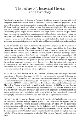 The future of theoretical physics and cosmology: celebrating Stephen Hawking's 60th birthday