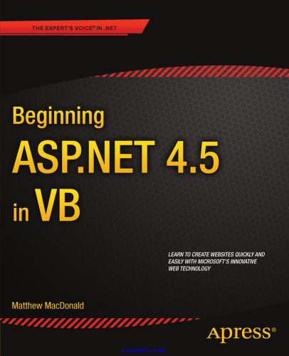 Beginning ASP.NET 4.5 in VB