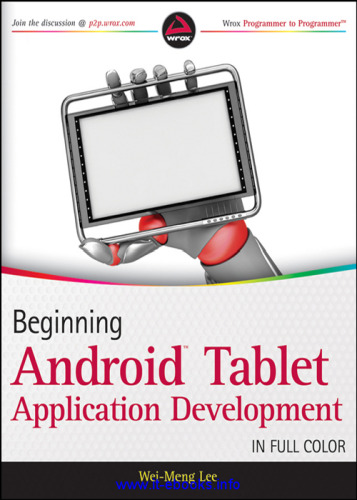 Beginning Android Tablet Application Development
