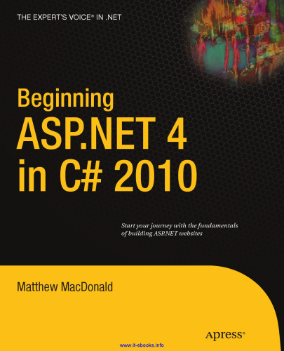 Beginning ASP.NET 4 in C# 2010