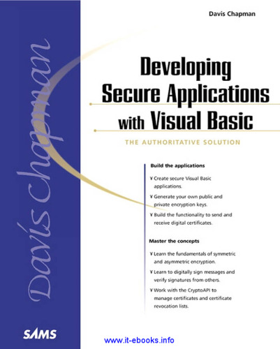 Developing Secure Applications with Visual Basic