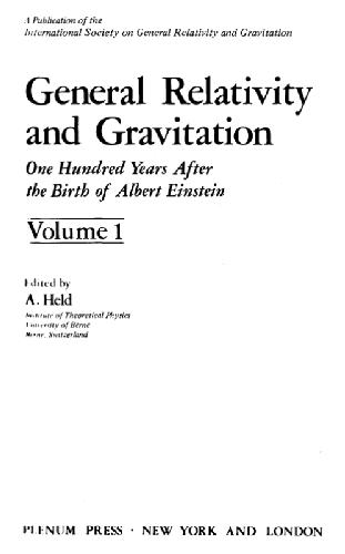 General relativity and gravitation: one hundred years after the birth of Albert Einstein