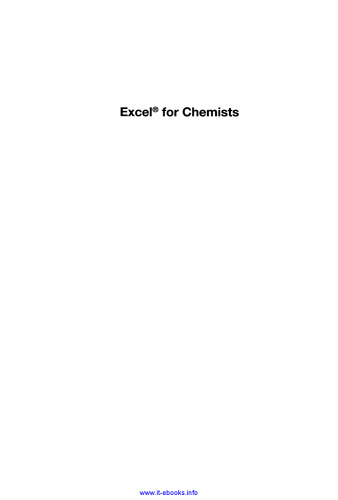 Excel for Chemists, 3rd Edition: A Comprehensive Guide