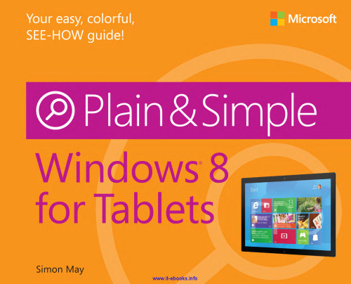 Windows 8 for Tablets Plain & Simple